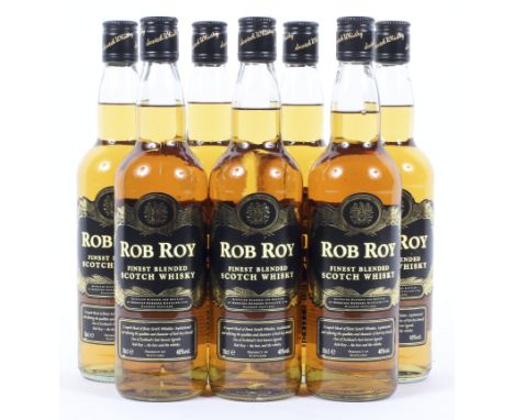 Seven bottles of Rob Roy Finest Blend Scotch Whisky , 70cl, 40% Vol. (7)