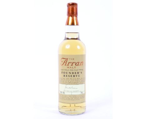 Whisky: The Arran Malt Founders Reserve, Single Malt Scotch Whisky, 70cl, 43%