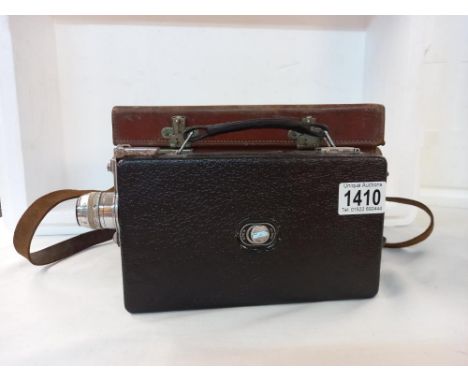 A cased Cine Kodak Model K 