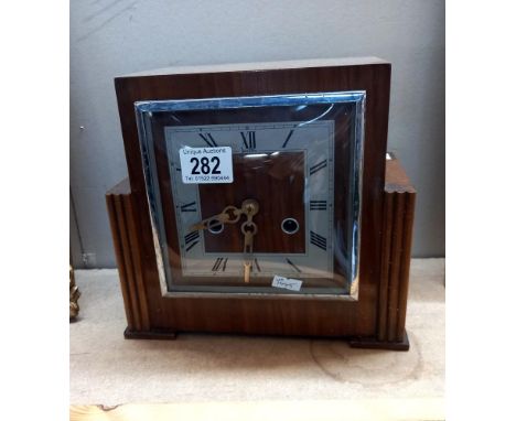 An art deco mantle clock COLLECT ONLY