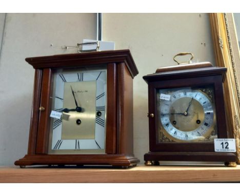 A Franz Hermle mantle clock &amp; 1 other COLLECT ONLY 