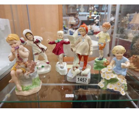 6 Freda Doughty Royal Worcester figurines 