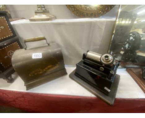 An Edison Gem Phonograph (missing horn and key) 