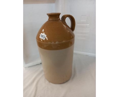 A 2 gallon stoneware flask A/F 