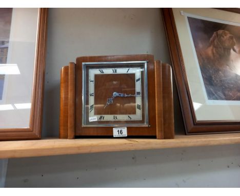 A Smiths art deco mantle clock COLLECT ONLY 
