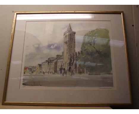 A Limited Edition signed print No 10 / 500 signed but indistinct 