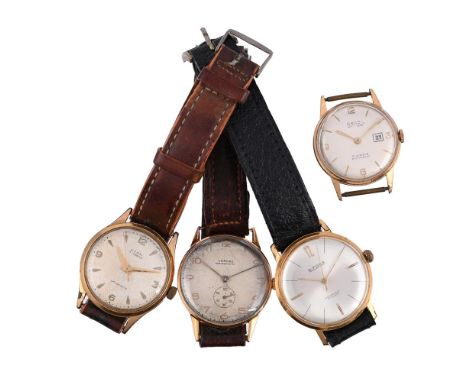 
	
		VERDAD 
		A GOLD COLOURED WRIST WATCH
		Movement: Manual wind
		Case: Gold coloured case, snap case back, stamped 18K 0.
