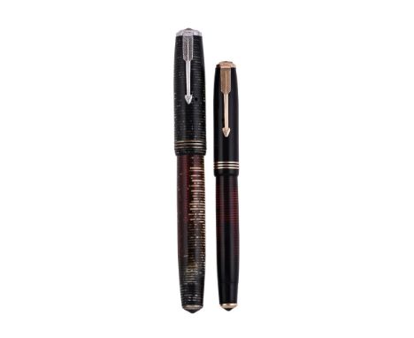 
	
		PARKER, VACUMATIC, MAJOR 
		A SILVER PEARL FOUNTAIN PEN 
		CIRCA 1939
		Cap and Barrel: With silver pearl resin cap and 