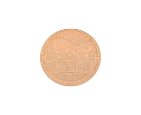 
	
		GIBRALTAR, ELIZABETH II
		GOLD PROOF DOUBLE SOVEREIGN 2019 
		Commemorative issue for 50th anniversary of Concorde's fir