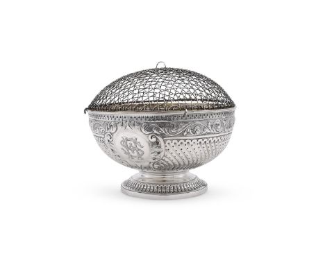 
	
		A SILVER PEDESTAL PUNCH BOWL
		CANCELLED MARKS, LONDON ASSAY OFFICE, LONDON 2023 
		The half lobed body chased with a fo