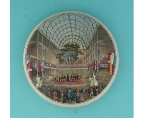 The Great Exhibition of 1851, Closing Ceremony (141) Illustrated (potlid  pot lid  prattware) 