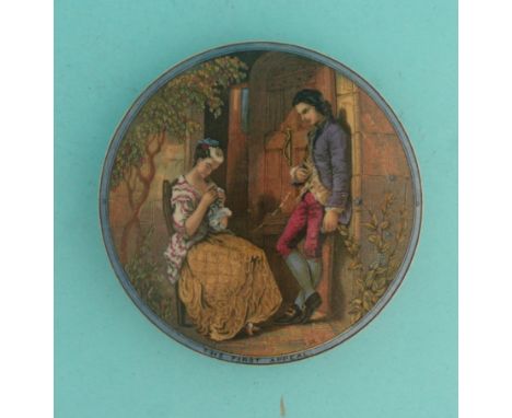 The First Appeal (329A) medium (potlid  pot lid  prattware) 