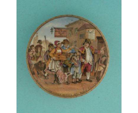 The Parish Beadle (236) (potlid  pot lid  prattware) 
