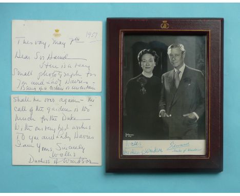 1956 Duke and Duchess of Windsor: a presentation photograph by Philippe Halsman, the silver gelatine image depicting the coup