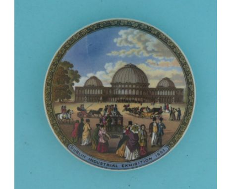 Dublin Industrial Exhibition 1853 (143) (potlid  pot lid  prattware) *Ex Mortimer collection, lot 136C