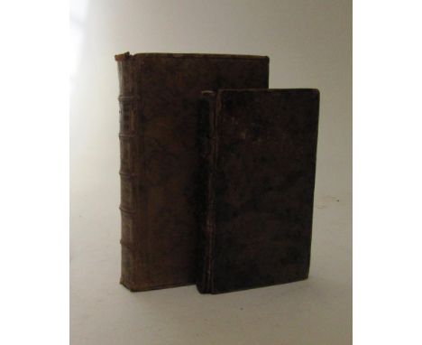 CONSTITUTION DE L'ANGLETERRE, M De Lolme, 1788, Geneva, 2 Vols. in 1, continental calf WITH Raynal, Histoire du Parlement D'A
