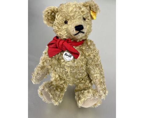 Property of the late Countess Haig, a modern German Steiff golden mohair 1920s bear with stitched nose and mouth inset glass 