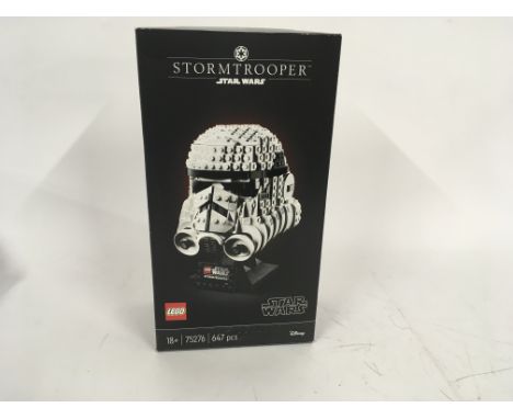 Boxed Lego set.  Star Wars 75276 STORMTROOPER HELMET. previously assembled parts bagged with construction guide book