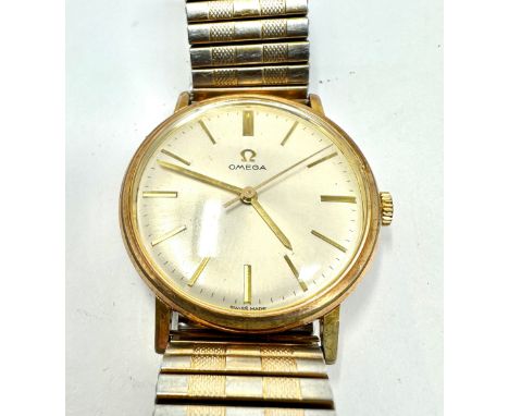 Vintage Gents Omega wristwatch the watch is ticking 