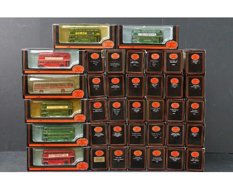 37 Boxed EFE Exclusive First Editions diecast public transport models, diecast ex, boxes mainly vg (two boxes)