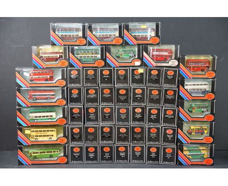 52 Boxed EFE Exclusive First Editions De-Regulation diecast public transport models, diecast ex, boxes mainly vg (two boxes)