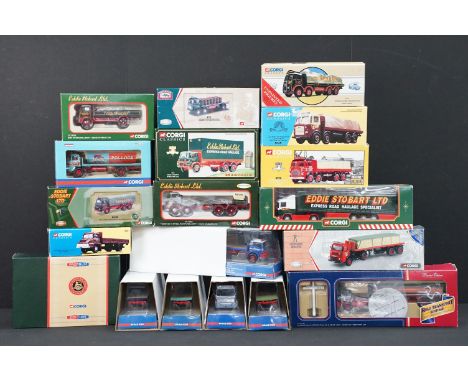 19 Boxed Corgi heavy haulage diecast models to include 5 x Corgi Truckfest models including CC10308 Charles Alexander, CC1150