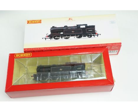 Three boxed OO gauge locomotives 2 x Bachmann 32-116A Class 08 Diesel Shunter D3986 BR green with Wasp stripes and Hornby R31