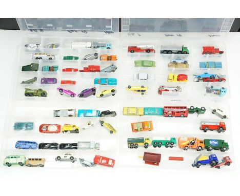 65 Mid 20th C onwards diecast models to include Matchbox, Husky, Majorette, Matchbox Models Of Yesteryear, etc including Matc