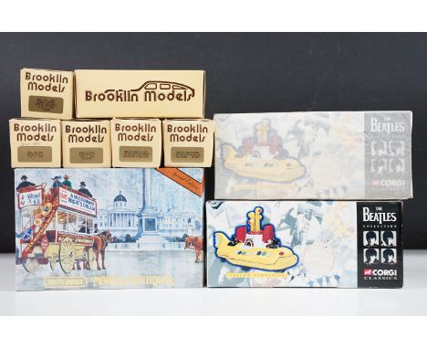 Nine boxed diecast models to include 6 x 1/43 scale Brooklin Models including BRK 2X 1948 Tucker Limited Edition Movie Souven