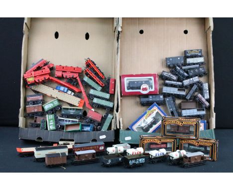 Over 60 OO gauge items of rolling stock to include 6 x boxed examples (2 x Bachmann, 3 x Palitoy Mainline &amp; 1 x Dapol), u