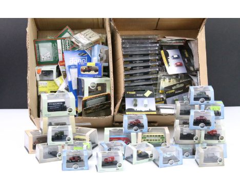 Collection of around 85 boxed / carded N gauge trackside figures packs and diecast models to include Graham Farish by Bachman