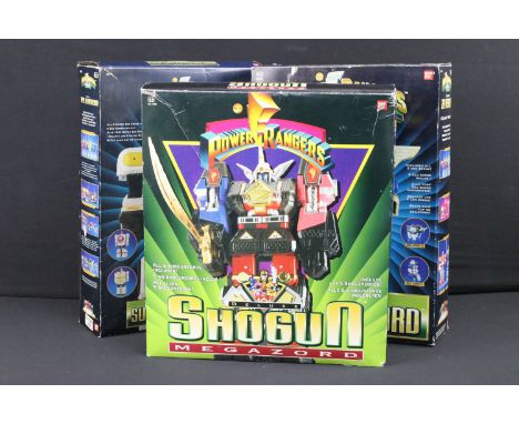 Power Rangers - Three boxed Bandai Power Rangers figures to include 2578 Deluxe Zeo Megazord (Complete with instructions, sti