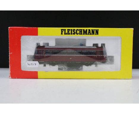 Boxed Fleischmann 4405 DB Railbus locomotive 