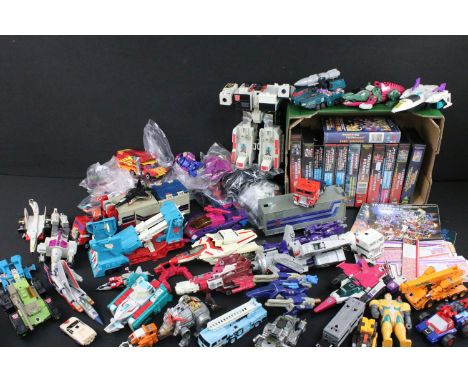 Collection of Hasbro Takara G1 onwards Transformers featuring Metroplex Transformers &amp; Robots, Optimus Prime Power Master