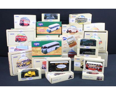 29 Boxed Corgi diecast models to include 15 x Corgi Commercials models including 97192, 97187, 97197, 97735, 97001, 97203, 97