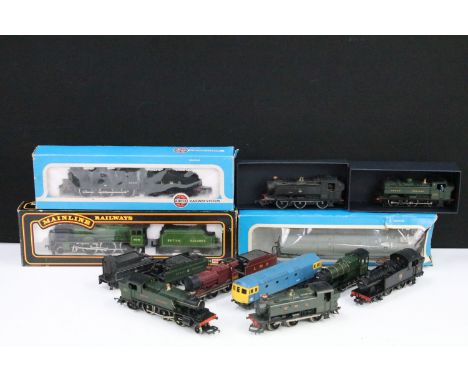 11 OO gauge boxed &amp; unboxed locomotives to include boxed Palitoy Mainline 37075 4-6-0 Rebuilt Patriot Class 6P Locomotive