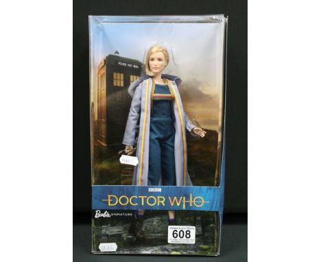 Boxed Mattel Barbie Signature Doctor Who Thirteenth Doctor Doll, No. FXC83, in ex condition