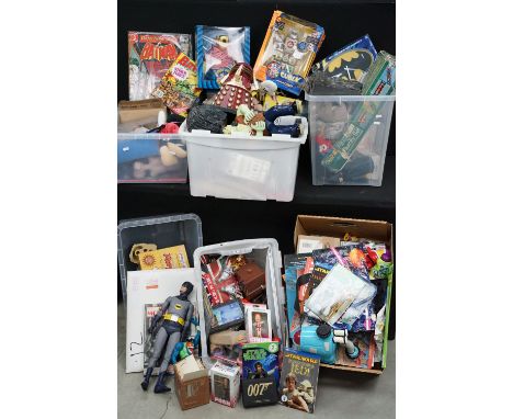 Large collection of various toys to include boxed Street Life Michael Jackson figure, boxed Faller 3617 Playtrain Battery Ope