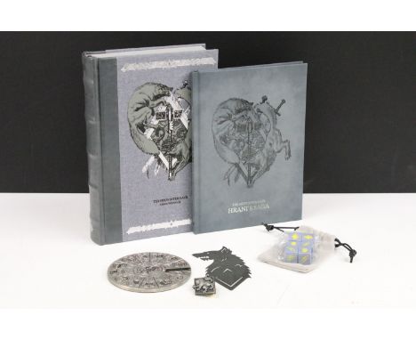 Wargaming - Games Workshop Warhammer 40k Chris Wraight's The Helwinter Gate book (signed by Chris Wraight) with Hrani's Saga 
