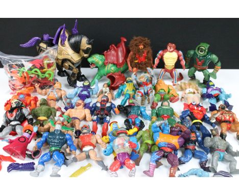 Masters Of The Universe - 29 Original Mattel Masters Of The Universe figures featuring Rokkon, Beast Man, Kobra Khan, Mekanec
