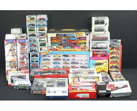 43 Boxed / cased diecast models &amp; sets to include 25 x Oxford Diecast, Mattel Hot Wheels 20 set, Matchbox 9 Pack, Corgi, 