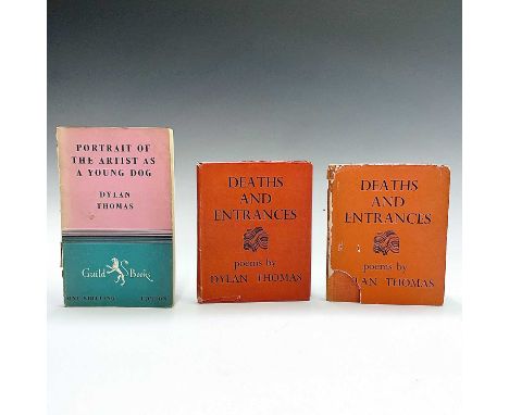 DYLAN THOMAS. 'Deaths and Entrances,' first edition, original cloth, unclipped dj, tears to dj, toning to edges of textblock,
