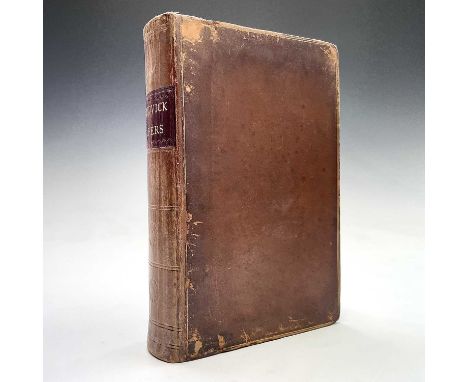 CHARLES DICKENS. 'The Posthumous Papers of The Pickwick Club,' first edition, rebound in full leather, ex libris 'Vigilantibu