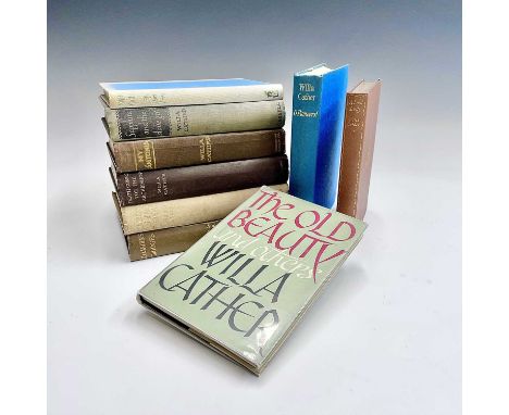 WILLA CATHER. 'Alexander's Bridges,' UK first edition, original cloth, William Heinemann, 1912; 'My Antonia,' first edition, 