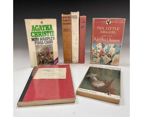 AGATHA CHRISTIE. 'Nemesis,' uncorrected advance proof, paper wraps, The Crime Club, 1971; 'Hercule Poirot's Christmas,' first