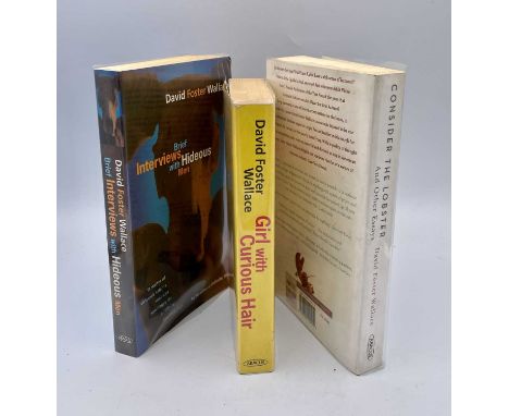 DAVID FOSTER WALLACE. 'Girl with Curious Hair.' First UK edition, limpback, toning to pages, Abacus, 1986; 'Brief Interviews 