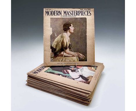 ART INTEREST. A full run of 24 'Modern Masterpieces', published by Newnes Publication, 1935, issue number missing cover pictu