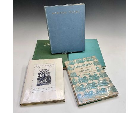 CLARE LEIGHTON. 'Four Hedges: A Gardener's Chronicle,' first edition, original cloth, clipped dj, Victor Gollancz, London, 19