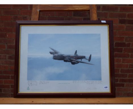 LIMITED EDITION PRINT 200/1000 - DAWN OVER THE EAST COAST-AFTER PAINTING BY ANTHONY C.HAROLD SGD PENCIL BY ARTIST AND BOMBER 