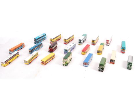 A collection of 20+ assorted Corgi OOC Original Omnibus Company 1/76 scale 00 gauge model railway train set scale diecast mod